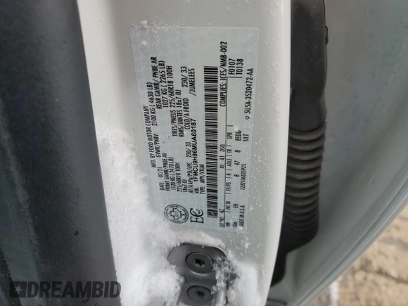 2021 Ford Escape SEL with VIN 1FMCU9H96MUA60187, listed as a Copart auction lot 45531295 with 50,413 mi miles and Non Repairable. Bid and sale history available at DreamBid. Image 13.