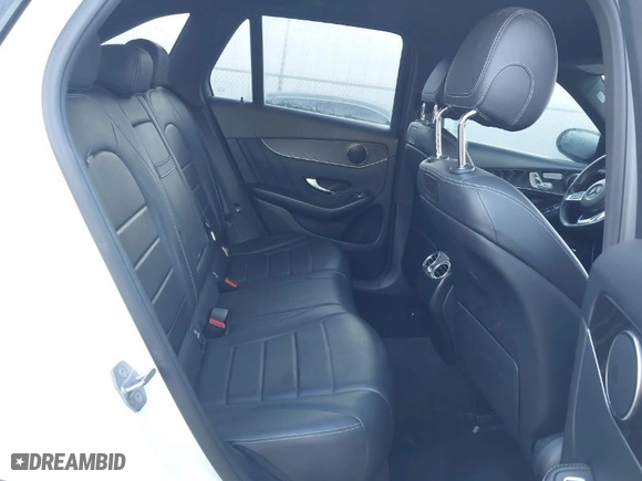 2018 Mercedes-Benz GLC with VIN WDC0G4KB0JV109381, listed as a IAAI auction lot 41476483 with 144,632 mi miles. Bid and sale history available at carsss.com. Image 8.
