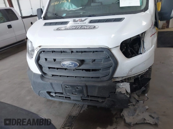 2020 Ford Transit Cargo z VIN 1FTBR1CG9LKB59461, wystawiony jako IAAI lot #41807469 z przebiegiem 205 431 mil mil oraz . Historia ofert i sprzedaży dostępna na DreamBid. Obrazek 12.