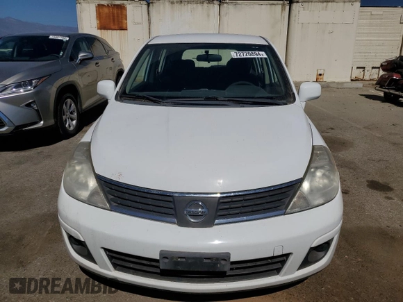 2007 Nissan Versa 1.8 S with VIN 3N1BC13E57L439319, listed as a Copart auction lot 72720894 with 103,738 mi miles and Salvage Title. Bid and sale history available at carsss.com. Image 5.