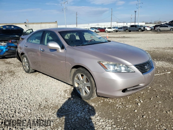 2007 Lexus ES 330 with VIN JTHBJ46G272145555, listed as a Copart auction lot 47343265 with 233,294 mi miles and Salvage Title. Bid and sale history available at DreamBid. Image 4.