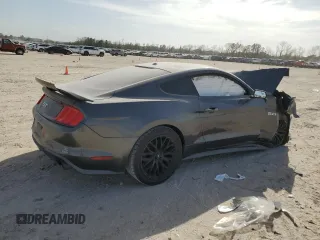 2020 Ford Mustang GT with VIN 1FA6P8CF5L5118160, listed as a Copart auction lot 48400465 with 0 mi miles and Salvage Title. Bid and sale history available at carsss.com. Image 3.