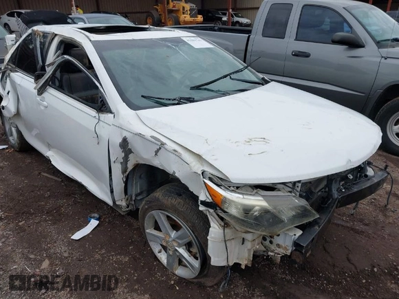 2012 Toyota Camry L with VIN 4T1BF1FK6CU521416, listed as a IAAI auction lot 41081743 with 203,016 mi miles and . Bid and sale history available at carsss.com. Image 1.
