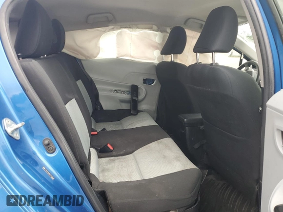 2012 Toyota Prius One z VIN JTDKDTB39C1507466, wystawiony jako Copart lot #55726175 z przebiegiem Nie podano mil oraz Szkoda całkowita • Salvage title. Historia ofert i sprzedaży dostępna na DreamBid. Obrazek 10.