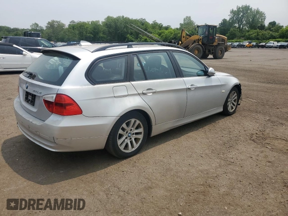 2006 BMW 3 Series 325xi with VIN WBAVT13536KW23228, listed as a Copart auction lot 58734625 with 163,661 mi miles and Salvage title. Bid and sale history available at DreamBid. Image 3.