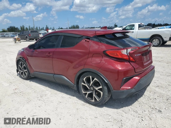 2018 Toyota C-HR XLE with VIN JTNKHMBX1J1005816, listed as a Copart auction lot 50871045 with 80,341 mi miles and Salvage Title. Bid and sale history available at carsss.com. Image 2.