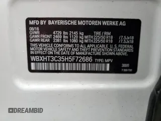 2017 BMW X1 xDrive28i with VIN WBXHT3C35H5F72686, listed as a Copart auction lot 39070823 with 41,723 mi miles. Bid and sale history available at carsss.com. Image 12.