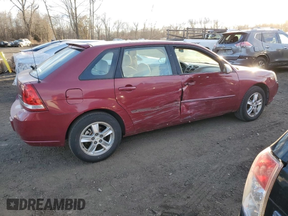 2005 Chevrolet Malibu Maxx LS with VIN 1G1ZT64875F143011, listed as a Copart auction lot 87909865 with 55,989 mi miles and Salvage Title. Bid and sale history available at carsss.com. Image 3.