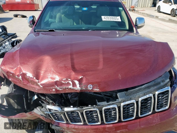 2020 Jeep Grand Cherokee Limited with VIN 1C4RJEBG5LC344910, listed as a Copart auction lot 43930605 with 68,813 mi miles and Salvage Title. Bid and sale history available at carsss.com. Image 12.