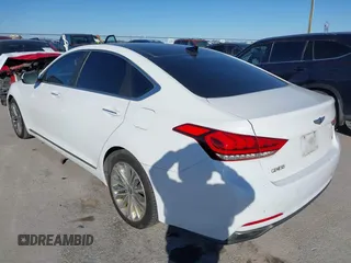 2015 Hyundai Genesis 3.8L with VIN KMHGN4JE1FU059833, listed as a IAAI auction lot 41711970 with 159,061 mi miles. Bid and sale history available at carsss.com. Image 3.