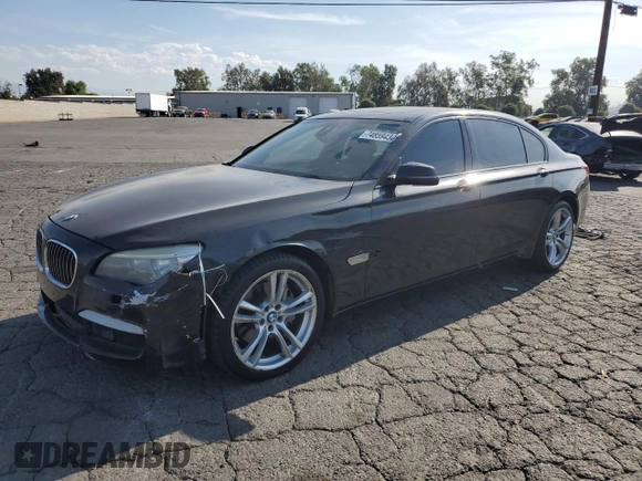 2014 BMW 7 Series 740Li with VIN WBAYE4C56ED138044, listed as a Copart auction lot 74859434 with 110,209 mi miles and Clean Title. Bid and sale history available at carsss.com. Image 1.