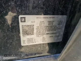 2019 GMC Acadia SLT z VIN 1GKKNMLS6KZ208417, wystawiony jako Copart lot #52945905 z przebiegiem 135 166 mil mil oraz Szkoda całkowita • Salvage title. Historia ofert i sprzedaży dostępna na DreamBid. Obrazek 13.