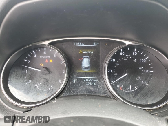 2016 Nissan Rogue SL with VIN 5N1AT2MT0GC796703, listed as a Copart auction lot 55176295 with 214,755 mi miles and Clean Title. Bid and sale history available at carsss.com. Image 9.