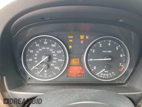 2011 BMW 3 Series 328i with VIN WBAPH7G50BNN06710, listed as a Copart auction lot 53299925 with 157,535 mi miles and Salvage Title. Bid and sale history available at carsss.com. Image 9.