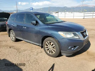 2014 Nissan Pathfinder Platinum with VIN 5N1AR2MN6EC614838, listed as a Copart auction lot 64831045 with 204,516 mi miles and Non repairable. Bid and sale history available at DreamBid. Image 4.
