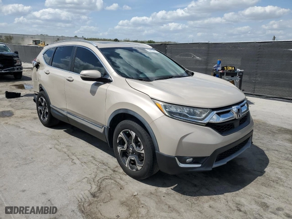 2017 Honda CR-V Touring with VIN 5J6RW2H93HL038573, listed as a Copart auction lot 50805435 with 126,257 mi miles and Salvage Title. Bid and sale history available at carsss.com. Image 4.
