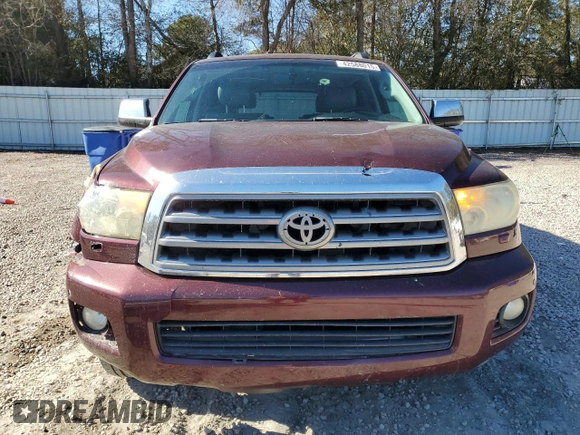 2010 Toyota Sequoia Ltd with VIN 5TDJW5G12AS033255, listed as a Copart auction lot 42588015 with 188,084 mi miles and Salvage Title. Bid and sale history available at carsss.com. Image 5.