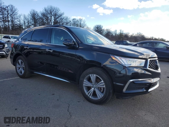 2020 Acura MDX with VIN 5J8YD4H33LL031454, listed as a Copart auction lot 45298875 with 18,627 mi miles and Salvage Title. Bid and sale history available at carsss.com. Image 4.