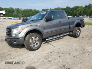 2014 Ford F-150 XL с VIN 1FTEX1EM8EFB54690, выставлен на аукционе Copart как лот 60559625 с пробегом 155 717 миль миль и Списание • Salvage title. История ставок и продаж доступна на DreamBid. Изображение 1.