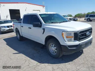 2022 Ford F-150 XL with VIN 1FTFW1E53NFA27670, listed as a IAAI auction lot 41976233 with 116,691 mi miles. Bid and sale history available at carsss.com. Image 1.