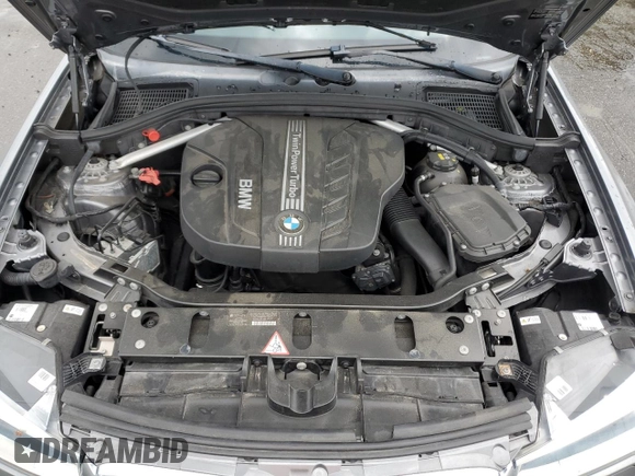 2015 BMW X3 xDrive28d with VIN 5UXWY3C57F0E95285, listed as a Copart auction lot 73287134 with 106,237 mi miles and Salvage Title. Bid and sale history available at carsss.com. Image 12.