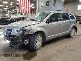 2018 Dodge Journey SE with VIN 3C4PDCAB3JT416567, listed as a Copart auction lot 45307745 with 108,487 mi miles and Salvage Title. Bid and sale history available at carsss.com. Image 1.