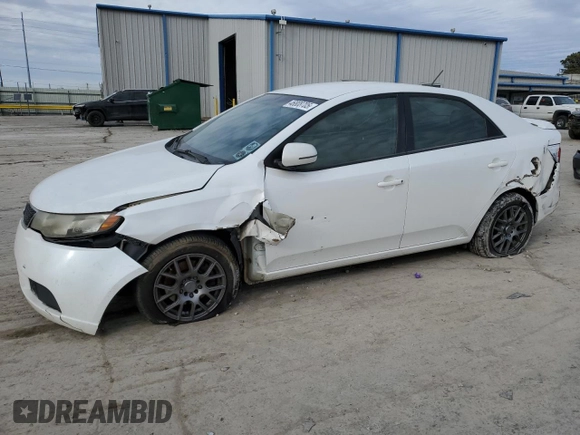 2012 Kia Forte EX with VIN KNAFU4A23C5637085, listed as a Copart auction lot 46808705 with 284,039 mi miles and Salvage Title. Bid and sale history available at carsss.com. Image 1.