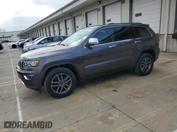 2020 Jeep Grand Cherokee Limited X with VIN 1C4RJFBG5LC199888, listed as a Copart auction lot 52317225 with 59,390 mi miles and Salvage Title. Bid and sale history available at carsss.com. Image 1.