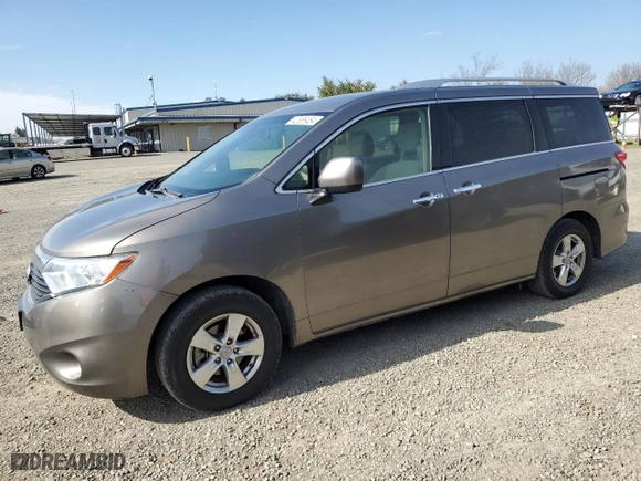 2017 Nissan Quest SV with VIN JN8AE2KP7H9166636, listed as a Copart auction lot 42658454 with 97,372 mi miles. Bid and sale history available at carsss.com. Image 1.