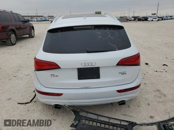 2015 Audi Q5 Premium with VIN WA1CFAFP4FA055408, listed as a Copart auction lot 46178235 with 90,187 mi miles and Salvage Title. Bid and sale history available at carsss.com. Image 6.