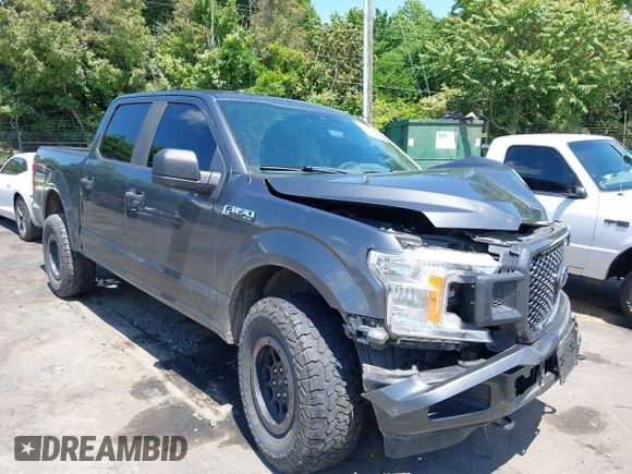 2019 Ford F-150 XL with VIN 1FTEW1EP7KFC28853, listed as a IAAI auction lot 42176182 with 132,599 mi miles and . Bid and sale history available at DreamBid. Image 1.