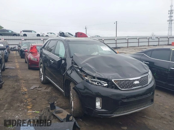 2014 Kia Sorento SX with VIN 5XYKW4A7XEG499188, listed as a IAAI auction lot 41925214 with 1 mi miles. Bid and sale history available at carsss.com. Image 1.