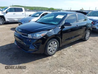 2022 Kia Rio S with VIN 3KPA24AD6NE502193, listed as a IAAI auction lot 42081391 with 18,683 mi miles and . Bid and sale history available at carsss.com. Image 18.