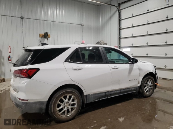 2024 Chevrolet Equinox LS with VIN 3GNAX5EG6RL294367, listed as a Copart auction lot 44461005 with 17,736 mi miles and Salvage Title. Bid and sale history available at carsss.com. Image 3.