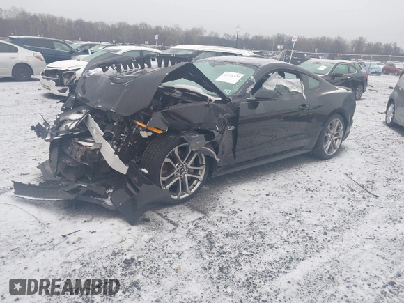 2019 Ford Mustang GT with VIN 1FA6P8CF0K5141232, listed as a IAAI auction lot 41171329 with 87,015 mi miles and . Bid and sale history available at carsss.com. Image 17.