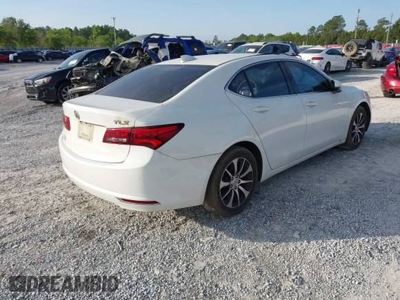 2016 Acura TLX with VIN 19UUB1F34GA001886, listed as a IAAI auction lot 41964297 with 87,847 mi miles. Bid and sale history available at carsss.com. Image 4.