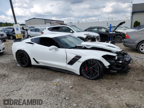 2015 Chevrolet Corvette Z06 2LZ with VIN 1G1YR2D67F5606760, listed as a Copart auction lot 65966274 with 37,287 mi miles and Non Repairable. Bid and sale history available at carsss.com. Image 4.