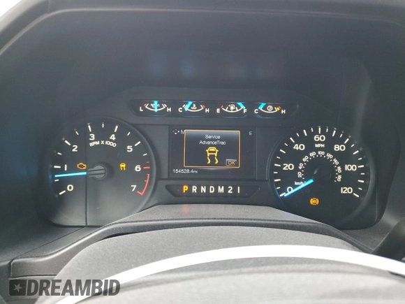 2015 Ford F-150 XLT with VIN 1FTEX1EP4FFC89967, listed as a Copart auction lot 50728835 with 154,528 mi miles and Salvage Title. Bid and sale history available at DreamBid. Image 9.