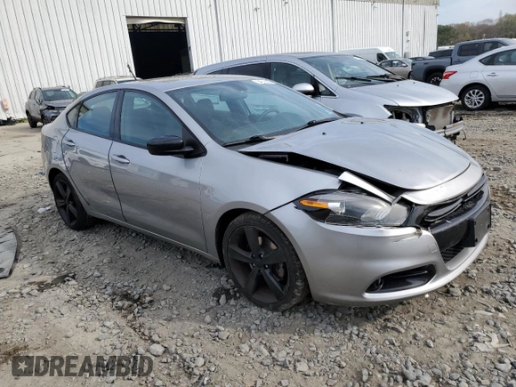 2015 Dodge Dart SXT with VIN 1C3CDFBB1FD404384, listed as a Copart auction lot 54018905 with 3,856 mi miles and Salvage Title. Bid and sale history available at DreamBid. Image 4.