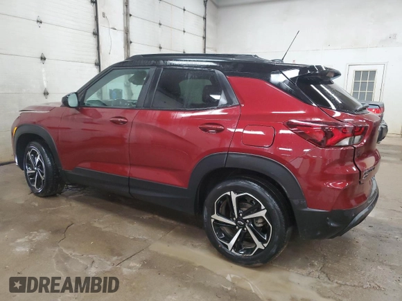 2023 Chevrolet TrailBlazer RS with VIN KL79MUSL0PB036275, listed as a Copart auction lot 46578245 with 26,879 mi miles and Salvage Title. Bid and sale history available at DreamBid. Image 2.
