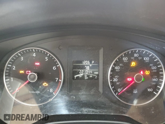 2012 Volkswagen Jetta SE с VIN 3VWDP7AJ9CM073220, выставлен на аукционе Copart как лот 57796995 с пробегом 221 344 миль миль и Чистый • Clean title. История ставок и продаж доступна на DreamBid. Изображение 9.
