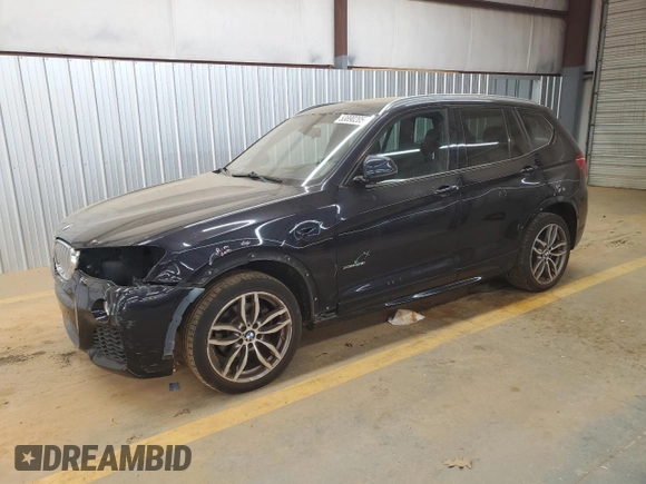 2015 BMW X3 xDrive28i z VIN 5UXWX9C50F0D53429, wystawiony jako Copart lot #53890205 z przebiegiem 116 713 mil mil oraz Szkoda całkowita • Salvage title. Historia ofert i sprzedaży dostępna na DreamBid. Obrazek 1.