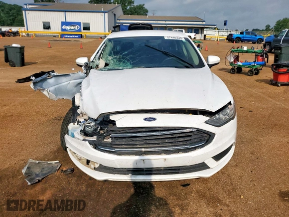 2018 Ford Fusion SE z VIN 3FA6P0LU7JR141756, wystawiony jako Copart lot #57490345 z przebiegiem Nie podano mil oraz Szkoda całkowita • Salvage title. Historia ofert i sprzedaży dostępna na DreamBid. Obrazek 5.