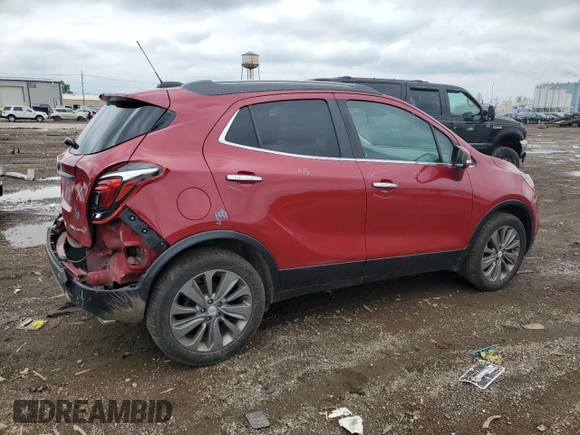 2017 Buick Encore Preferred with VIN KL4CJASB0HB006731, listed as a Copart auction lot 58355885 with 82,210 mi miles and Salvage title. Bid and sale history available at DreamBid. Image 3.