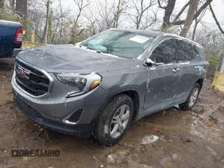 2020 GMC Terrain SLE with VIN 3GKALMEVXLL196807, listed as a IAAI auction lot 40915152 with 91,193 mi miles. Bid and sale history available at carsss.com. Image 2.