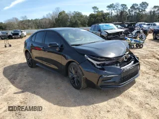 2025 Toyota Corolla SE with VIN 5YFS4MCEXSP225983, listed as a Copart auction lot 46358765 with 907 mi miles and Salvage Title. Bid and sale history available at carsss.com. Image 4.