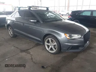 2015 Audi A3 Premium z VIN WAUACGFF3F1073735, wystawiony jako IAAI lot #42184594 z przebiegiem 104 906 mil mil oraz . Historia ofert i sprzedaży dostępna na DreamBid. Obrazek 1.