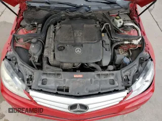 2012 Mercedes-Benz C 350 Sport with VIN WDDGF5HB9CA654824, listed as a Copart auction lot 80903644 with 177,531 mi miles and Salvage Title. Bid and sale history available at DreamBid. Image 11.