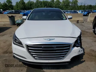 2017 Genesis G80 3.8L with VIN KMHGN4JE1HU211502, listed as a Copart auction lot 64684094 with 70,682 mi miles and Salvage Title. Bid and sale history available at carsss.com. Image 5.