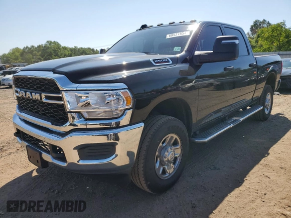 2023 Ram 2500 Tradesman with VIN 3C6UR5CJ9PG512233, listed as a Copart auction lot 68527854 with 5,819 mi miles and Salvage Title. Bid and sale history available at carsss.com. Image 1.